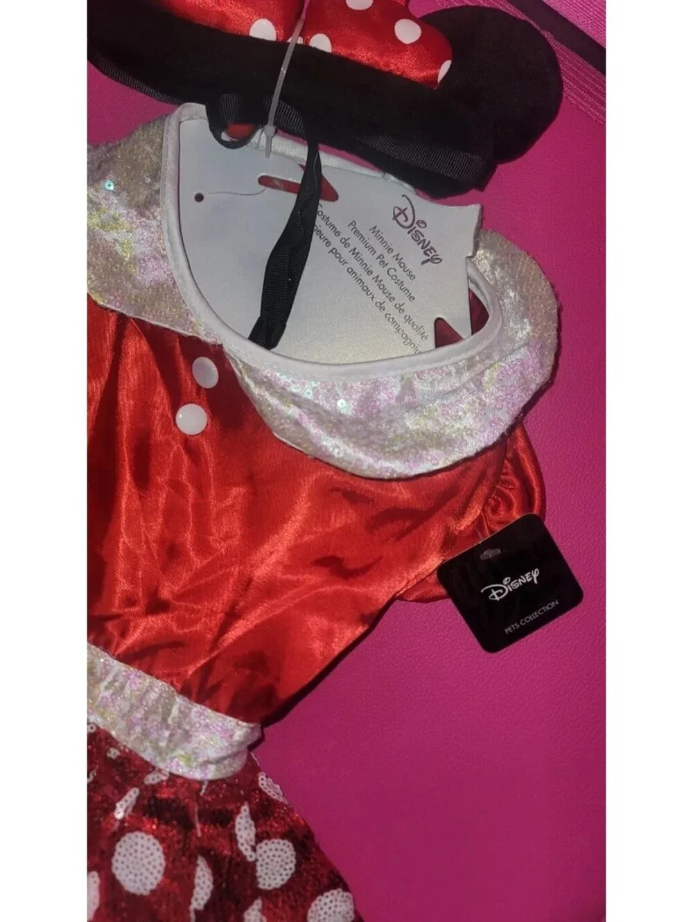 A LEADING ROLE x DISNEY MINNIE MOUSE PREMIUM PET COSTUME - LARGE - NEW
